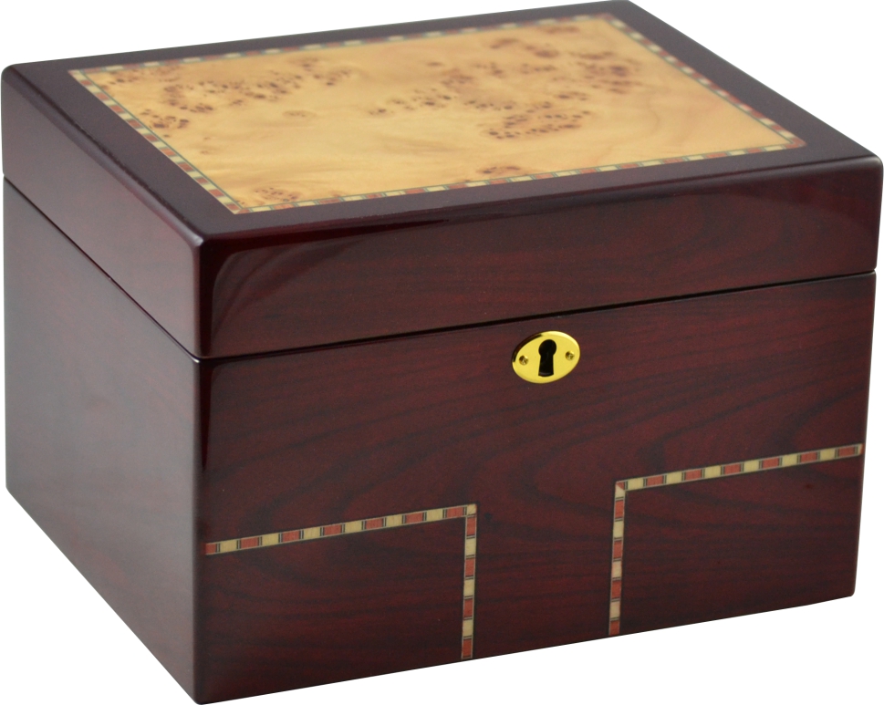 Burlwood Treasure Chest